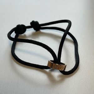 CARTIER LOVE SILK CORD BRACELET